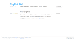 Desktop Screenshot of eng102wi2011.wordpress.com
