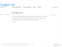 Tablet Screenshot of eng102wi2011.wordpress.com
