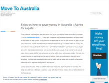 Tablet Screenshot of movetoaustraliaguide.wordpress.com