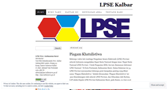 Desktop Screenshot of lpsekalbar.wordpress.com