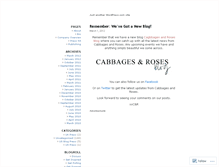 Tablet Screenshot of cabbagesandrosesblog.wordpress.com