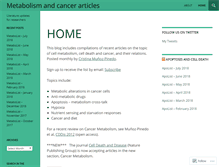 Tablet Screenshot of metabolist.wordpress.com