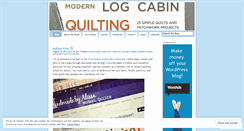 Desktop Screenshot of modernlogcabinquilting.wordpress.com