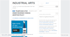 Desktop Screenshot of industrialarts.wordpress.com