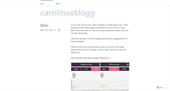 Desktop Screenshot of carolinesblogg.wordpress.com