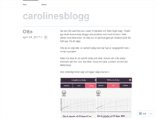 Tablet Screenshot of carolinesblogg.wordpress.com