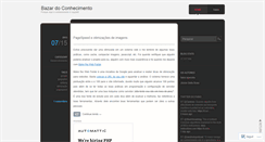 Desktop Screenshot of bazardoconhecimento.wordpress.com