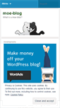 Mobile Screenshot of moeblob.wordpress.com