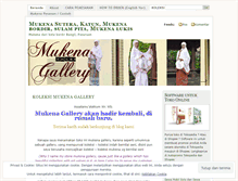 Tablet Screenshot of mukenagallery.wordpress.com