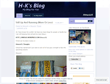 Tablet Screenshot of hhaka.wordpress.com