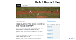 Desktop Screenshot of baseballdads.wordpress.com