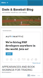 Mobile Screenshot of baseballdads.wordpress.com