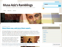 Tablet Screenshot of musaaziz.wordpress.com