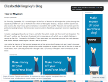 Tablet Screenshot of elizabethbillingsley.wordpress.com