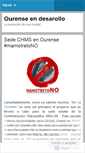 Mobile Screenshot of ourensendesarrollo.wordpress.com
