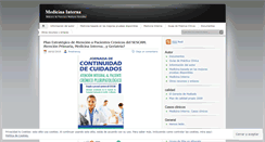 Desktop Screenshot of fmedranogmedicinainterna.wordpress.com