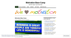 Desktop Screenshot of motivationbasecamp.wordpress.com
