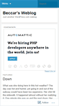Mobile Screenshot of beccar.wordpress.com