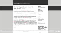 Desktop Screenshot of florenciatesouro.wordpress.com