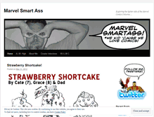 Tablet Screenshot of marvelsmartass.wordpress.com
