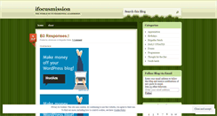 Desktop Screenshot of ifocusmission.wordpress.com