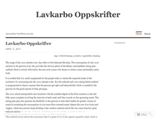 Tablet Screenshot of lavkarbooppskrifter5697.wordpress.com
