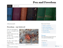 Tablet Screenshot of penandfreedom.wordpress.com