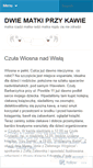 Mobile Screenshot of dwiematkiprzykawie.wordpress.com