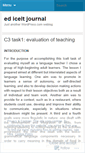 Mobile Screenshot of ediceltjournal.wordpress.com