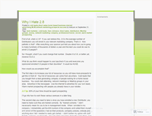 Tablet Screenshot of ihate2point8.wordpress.com