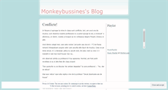 Desktop Screenshot of monkeybussines.wordpress.com