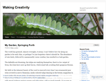 Tablet Screenshot of creativelifequest.wordpress.com