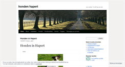 Desktop Screenshot of hondenhapert.wordpress.com