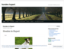 Tablet Screenshot of hondenhapert.wordpress.com