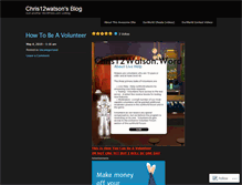 Tablet Screenshot of chris12watson.wordpress.com