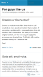 Mobile Screenshot of guyslikeus.wordpress.com