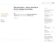 Tablet Screenshot of johnpgarven.wordpress.com