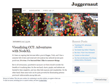 Tablet Screenshot of juggernauting.wordpress.com
