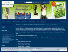 Tablet Screenshot of globalkaraoketracks.wordpress.com