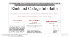 Desktop Screenshot of ecinterfaith.wordpress.com