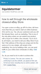 Mobile Screenshot of liquidatormer.wordpress.com