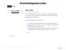 Tablet Screenshot of freshstartlegaladvocates.wordpress.com