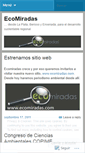 Mobile Screenshot of ecomiradas.wordpress.com