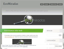 Tablet Screenshot of ecomiradas.wordpress.com