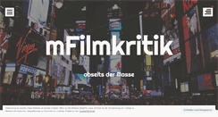 Desktop Screenshot of mfilmkritik.wordpress.com