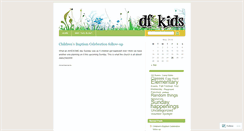 Desktop Screenshot of dfkids.wordpress.com