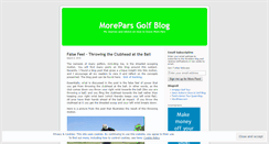 Desktop Screenshot of morepars.wordpress.com