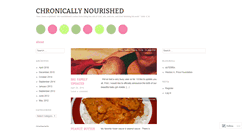 Desktop Screenshot of chronicallynourished.wordpress.com