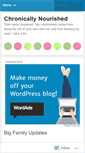 Mobile Screenshot of chronicallynourished.wordpress.com
