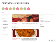 Tablet Screenshot of chronicallynourished.wordpress.com